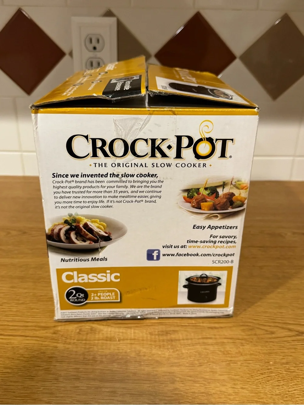 NEW in Box 2Qt Crock-Pot Classic Slow Cooker